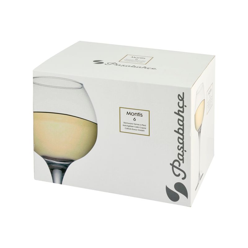 Casa si Gradina - Bucatarie si vesela - Cani si pahare - Pahare - Set 6 pahare cu picior, Montis 355 ml - Infinity.ro