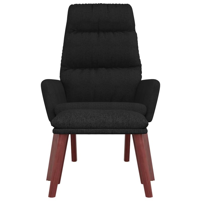 Casa si Gradina - Mobilier - Scaune si fotolii - Fotolii - Fotoliu de relaxare cu taburet, negru, textil - Infinity.ro