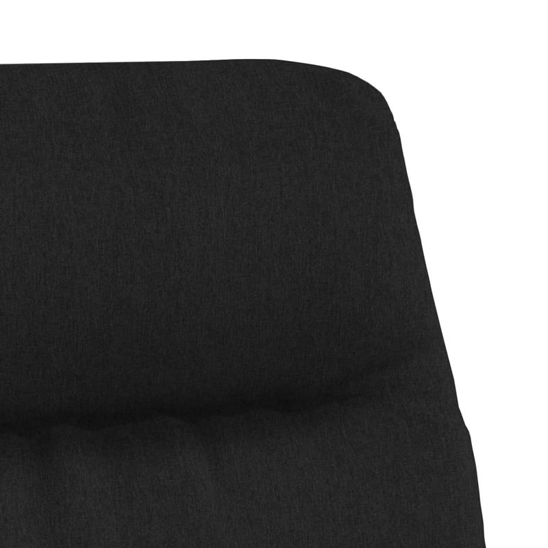 Casa si Gradina - Mobilier - Scaune si fotolii - Fotolii - Fotoliu de relaxare cu taburet, negru, textil - Infinity.ro