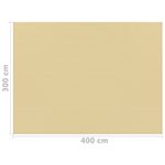 Sport si Outdoor - Camping - Accesorii corturi - Covor pentru cort, bej, 300x400 cm - Infinity.ro
