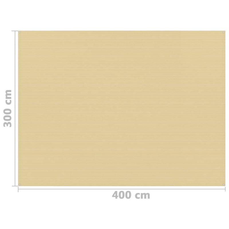 Sport si Outdoor - Camping - Accesorii corturi - Covor pentru cort, bej, 300x400 cm - Infinity.ro