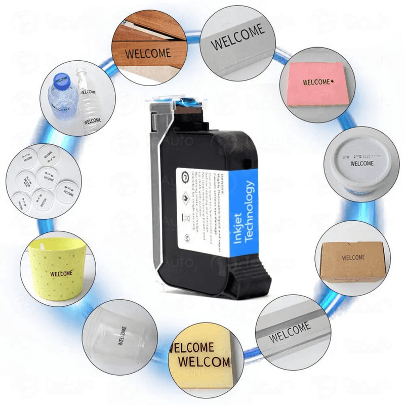 PC, gaming si accesorii - Imprimante, scanere & consumabile - Consumabile si accesorii - Cartuse imprimante inkjet - Cartus inkjet pentru imprimanta coduri de bara, logo, date expirare, de mana portabila, tip pistol, 25.4mm, negru - Infinity.ro