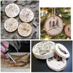 Jucarii, Copii si Bebe - Jucarii si jocuri - Jucarii & jocuri educative - Seturi de artizanat - Kit Pirogravat si Lipit, 110 Piese, Temperatura Ajustabila 180~480 °C, Afisaj Digital, pentru lemn, plastic si altele - Infinity.ro