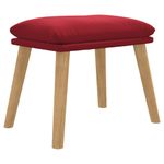 Casa si Gradina - Mobilier - Scaune si fotolii - Tabureti - Taburet, rosu vin, 45x29,5x35 cm, catifea - Infinity.ro
