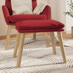 Casa si Gradina - Mobilier - Scaune si fotolii - Tabureti - Taburet, rosu vin, 45x29,5x35 cm, catifea - Infinity.ro