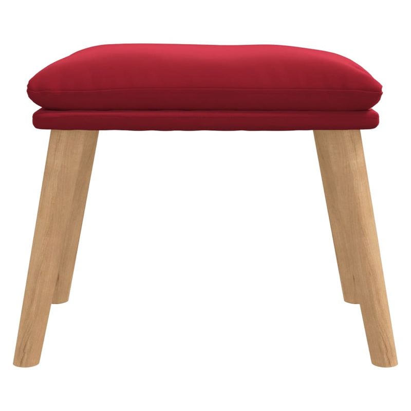 Casa si Gradina - Mobilier - Scaune si fotolii - Tabureti - Taburet, rosu vin, 45x29,5x35 cm, catifea - Infinity.ro