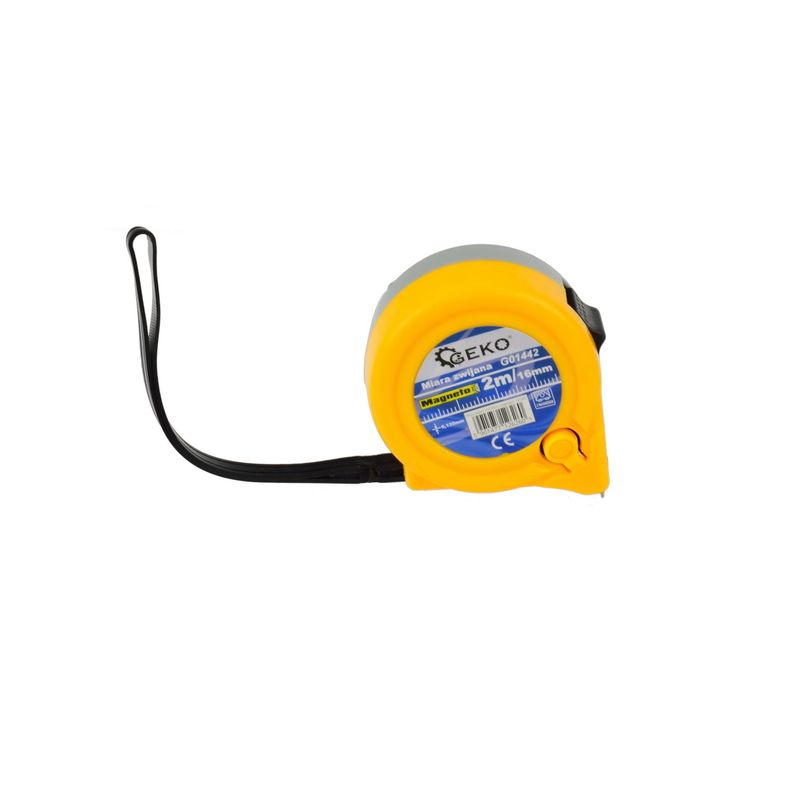 Casa si Gradina - Constructii - Scule de mana si unelte - Unelte de masurat - Ruletă magnetica 2mx16mm, Geko G01442 - Infinity.ro