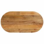 Casa si Gradina - Mobilier - Feronerie si accesorii mobila - Blat de masa oval, 120x60x3,8 cm, lemn masiv de mango - Infinity.ro