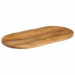 Casa si Gradina - Mobilier - Feronerie si accesorii mobila - Blat de masa oval, 120x60x3,8 cm, lemn masiv de mango - Infinity.ro
