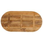 Casa si Gradina - Mobilier - Feronerie si accesorii mobila - Blat de masa oval, 120x60x3,8 cm, lemn masiv de mango - Infinity.ro