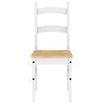 Casa si Gradina - Mobilier - Scaune si fotolii - Scaune - Scaune de bucatarie, 2 buc., alb, 40x46x99cm, lemn masiv de pin - Infinity.ro