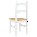Casa si Gradina - Mobilier - Scaune si fotolii - Scaune - Scaune de bucatarie, 2 buc., alb, 40x46x99cm, lemn masiv de pin - Infinity.ro