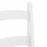Casa si Gradina - Mobilier - Scaune si fotolii - Scaune - Scaune de bucatarie, 2 buc., alb, 40x46x99cm, lemn masiv de pin - Infinity.ro