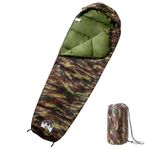 Sport si Outdoor - Camping - Saci de dormit - Sac de dormit tip mumie pentru adulti de camping, 3 anotimpuri - Infinity.ro