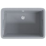 Casa si Gradina - Sanitare - Chiuveta bucatarie si accesorii - Chiuvete bucatarie - Cuva de spalatorie, gri, 59x41x75 cm, rasina - Infinity.ro