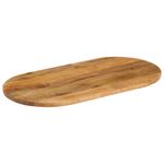Casa si Gradina - Mobilier - Feronerie si accesorii mobila - Blat de masa oval, 120x50x2,5 cm, lemn masiv de mango - Infinity.ro