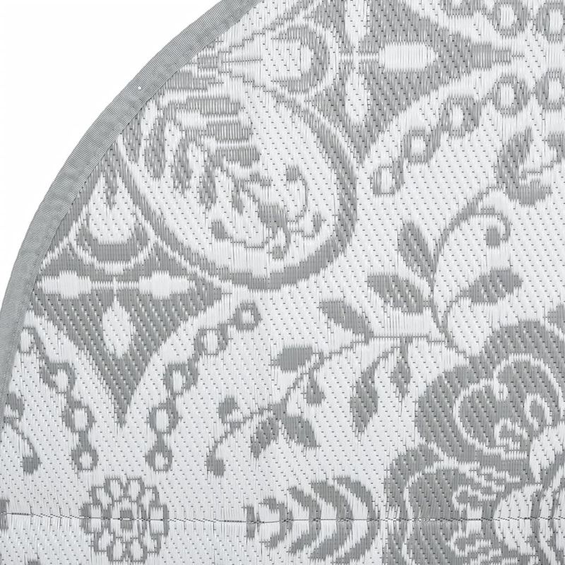 Casa si Gradina - Textile si covoare - Covoare - Covoare casa - Covor de exterior, gri deschis, Ø160 cm, PP - Infinity.ro