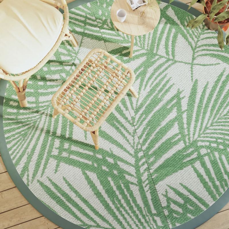 Casa si Gradina - Textile si covoare - Covoare - Covoare casa - Covor de exterior, verde, diametru 200 cm, PP - Infinity.ro