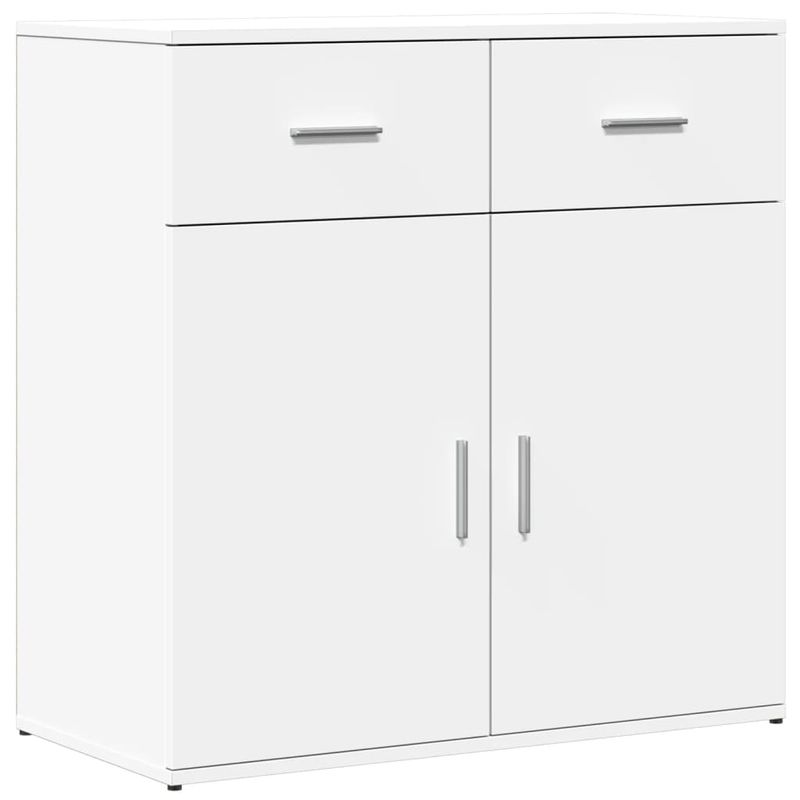 Casa si Gradina - Mobilier - Comode si corpuri - Comode - Dulapuri, alb, 2 buc., 79x38x80 cm, lemn prelucrat - Infinity.ro