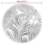 Casa si Gradina - Textile si covoare - Covoare - Covoare casa - Covor de exterior, verde, diametru 200 cm, PP - Infinity.ro