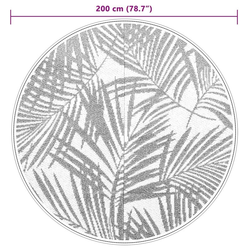 Casa si Gradina - Textile si covoare - Covoare - Covoare casa - Covor de exterior, verde, diametru 200 cm, PP - Infinity.ro