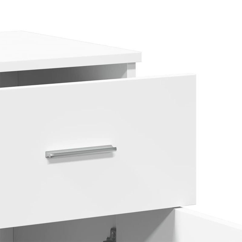 Casa si Gradina - Mobilier - Comode si corpuri - Comode - Dulapuri, alb, 2 buc., 79x38x80 cm, lemn prelucrat - Infinity.ro