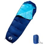 Sport si Outdoor/Camping/Saci de dormit - Sac de dormit tip mumie pentru adulti de camping, 3 anotimpuri - Infinity.ro