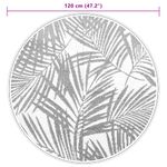 Casa si Gradina - Textile si covoare - Covoare - Covoare casa - Covor de exterior, verde, diametru 120 cm, PP - Infinity.ro