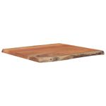 Casa si Gradina - Mobilier - Feronerie si accesorii mobila - Blat masa patrat, 60x60x2,5 cm lemn masiv acacia contur natural - Infinity.ro