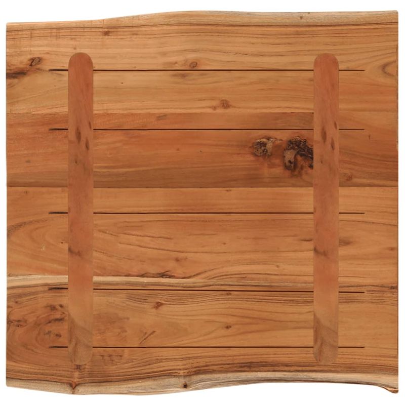 Casa si Gradina - Mobilier - Feronerie si accesorii mobila - Blat masa patrat, 60x60x2,5 cm lemn masiv acacia contur natural - Infinity.ro