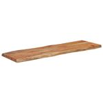 Casa si Gradina - Mobilier - Feronerie si accesorii mobila - Blat masa 110x40x2,5 cm dreptunghiular lemn acacia margine vie - Infinity.ro