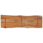 Casa si Gradina - Mobilier - Feronerie si accesorii mobila - Blat masa 110x40x2,5 cm dreptunghiular lemn acacia margine vie - Infinity.ro