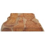 Casa si Gradina - Mobilier - Feronerie si accesorii mobila - Blat masa 110x40x2,5 cm dreptunghiular lemn acacia margine vie - Infinity.ro