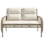 Casa si Gradina - Gradina si terasa - Mobilier exterior - Seturi mobila gradina - Set canapele de gradina, 4 piese, cu perne, bej, poliratan - Infinity.ro