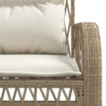 Casa si Gradina - Gradina si terasa - Mobilier exterior - Seturi mobila gradina - Set canapele de gradina, 4 piese, cu perne, bej, poliratan - Infinity.ro