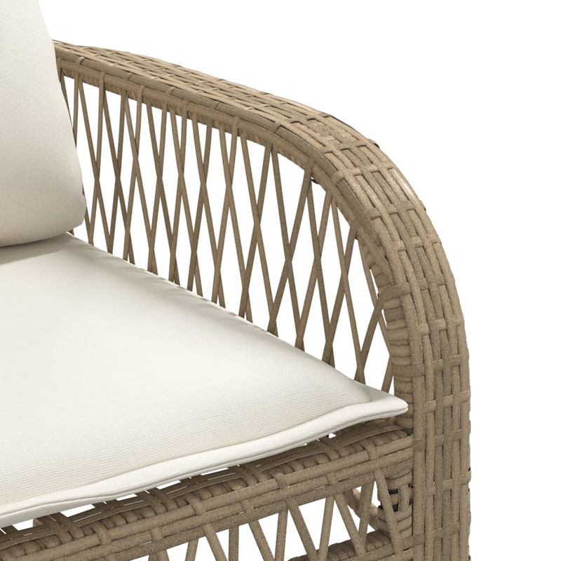 Casa si Gradina - Gradina si terasa - Mobilier exterior - Seturi mobila gradina - Set canapele de gradina, 4 piese, cu perne, bej, poliratan - Infinity.ro