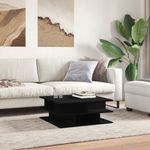 Casa si Gradina - Mobilier - Mese si birouri - Masute de cafea - Masuta de cafea, negru, 70x70x29 cm, lemn prelucrat - Infinity.ro