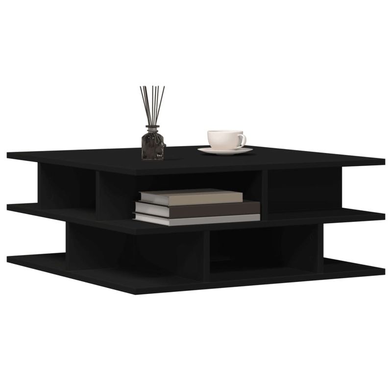 Casa si Gradina - Mobilier - Mese si birouri - Masute de cafea - Masuta de cafea, negru, 70x70x29 cm, lemn prelucrat - Infinity.ro