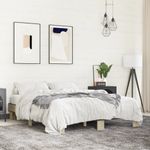 Casa si Gradina - Mobilier - Paturi si accesorii - Paturi - Cadru de pat, stejar sonoma, 150x200cm, lemn prelucrat si metal - Infinity.ro