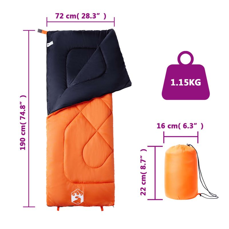 Sport si Outdoor - Camping - Saci de dormit - Sac de dormit pentru adulti de camping, 3 anotimpuri - Infinity.ro