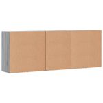 Casa si Gradina - Mobilier - Comode si corpuri - Comode - Servanta, 3 buc., sonoma gri, lemn prelucrat - Infinity.ro