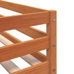 Casa si Gradina - Mobilier - Paturi si accesorii - Paturi - Pat supraetajat de copii perdele, alb/negru, 80x200 cm lemn pin - Infinity.ro