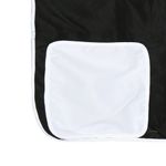 Casa si Gradina - Mobilier - Paturi si accesorii - Paturi - Pat supraetajat de copii perdele, alb/negru, 80x200 cm lemn pin - Infinity.ro