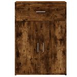 Casa si Gradina - Mobilier - Comode si corpuri - Comode - Comode, 2 buc., stejar fumuriu, 60x30x84 cm, lemn compozit - Infinity.ro