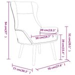 Casa si Gradina - Mobilier - Scaune si fotolii - Fotolii - Fotoliu de relaxare cu taburet, gri deschis, textil - Infinity.ro