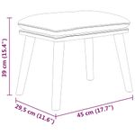 Casa si Gradina - Mobilier - Scaune si fotolii - Fotolii - Fotoliu de relaxare cu taburet, gri deschis, textil - Infinity.ro