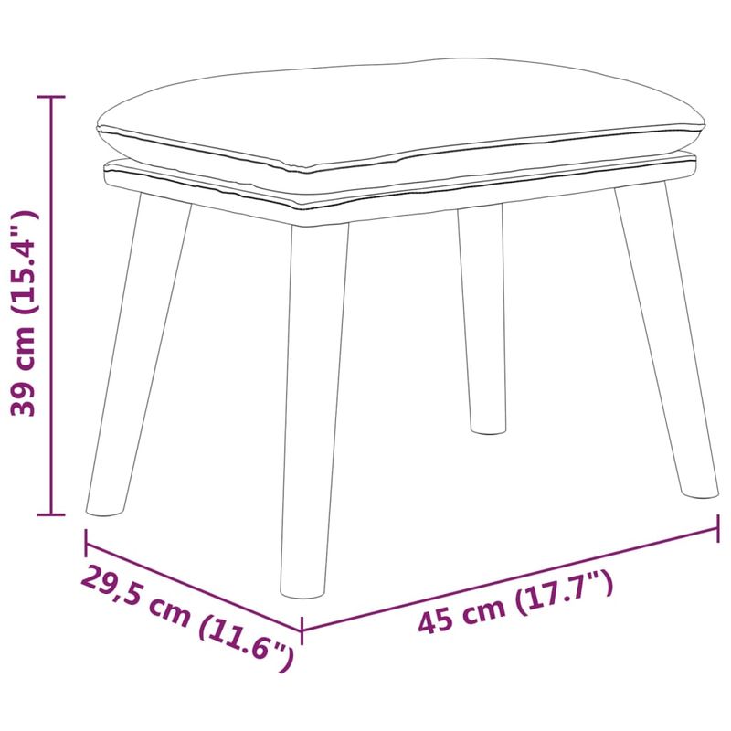 Casa si Gradina - Mobilier - Scaune si fotolii - Fotolii - Fotoliu de relaxare cu taburet, gri deschis, textil - Infinity.ro