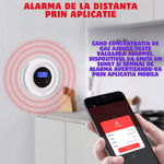 Casa si Gradina - Electrice - Smart Home - Control acces si accesorii - Detector de Gaz OnXsmart®, Multiple tipuri de gaz, Wifi 2.4G, Alarme prin aplicatia Tuya, Senzor de temperatura - Infinity.ro