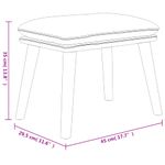 Casa si Gradina - Mobilier - Scaune si fotolii - Tabureti - Taburet, rosu vin, 45x29,5x35 cm, catifea - Infinity.ro