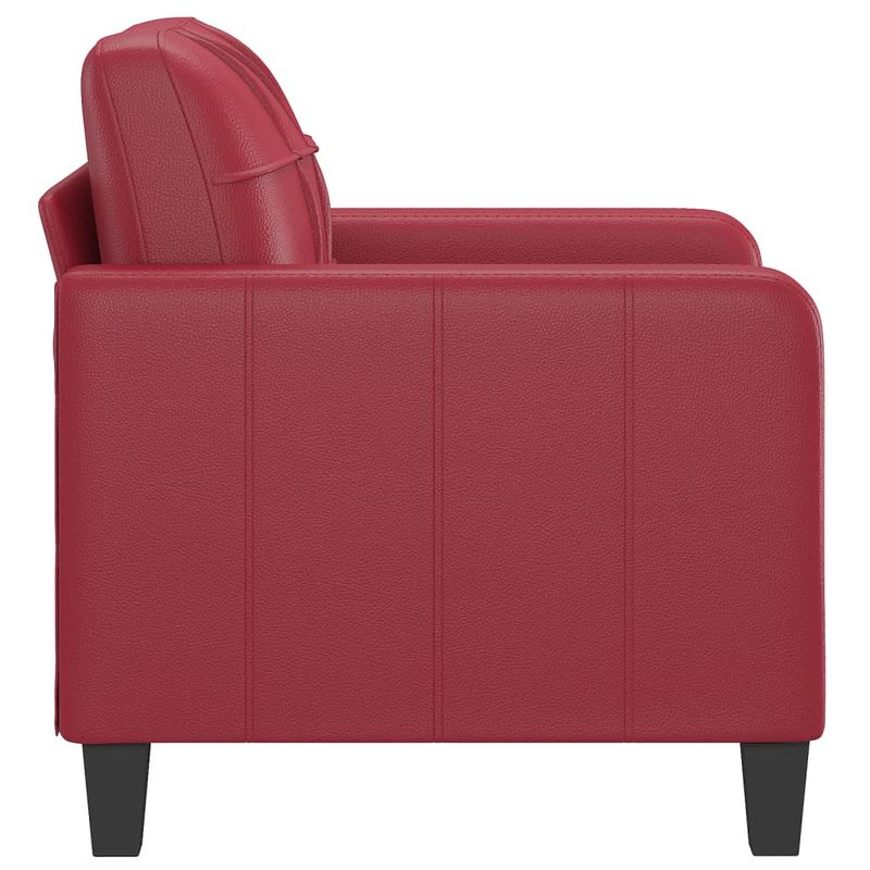 Casa si Gradina - Mobilier - Canapele si coltare - Canapele - Canapea de o persoana, rosu vin, 60 cm, piele ecologica - Infinity.ro